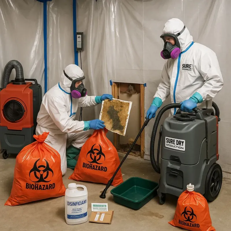 Contaminated Water Handling Protocols process in Cut Off, LA